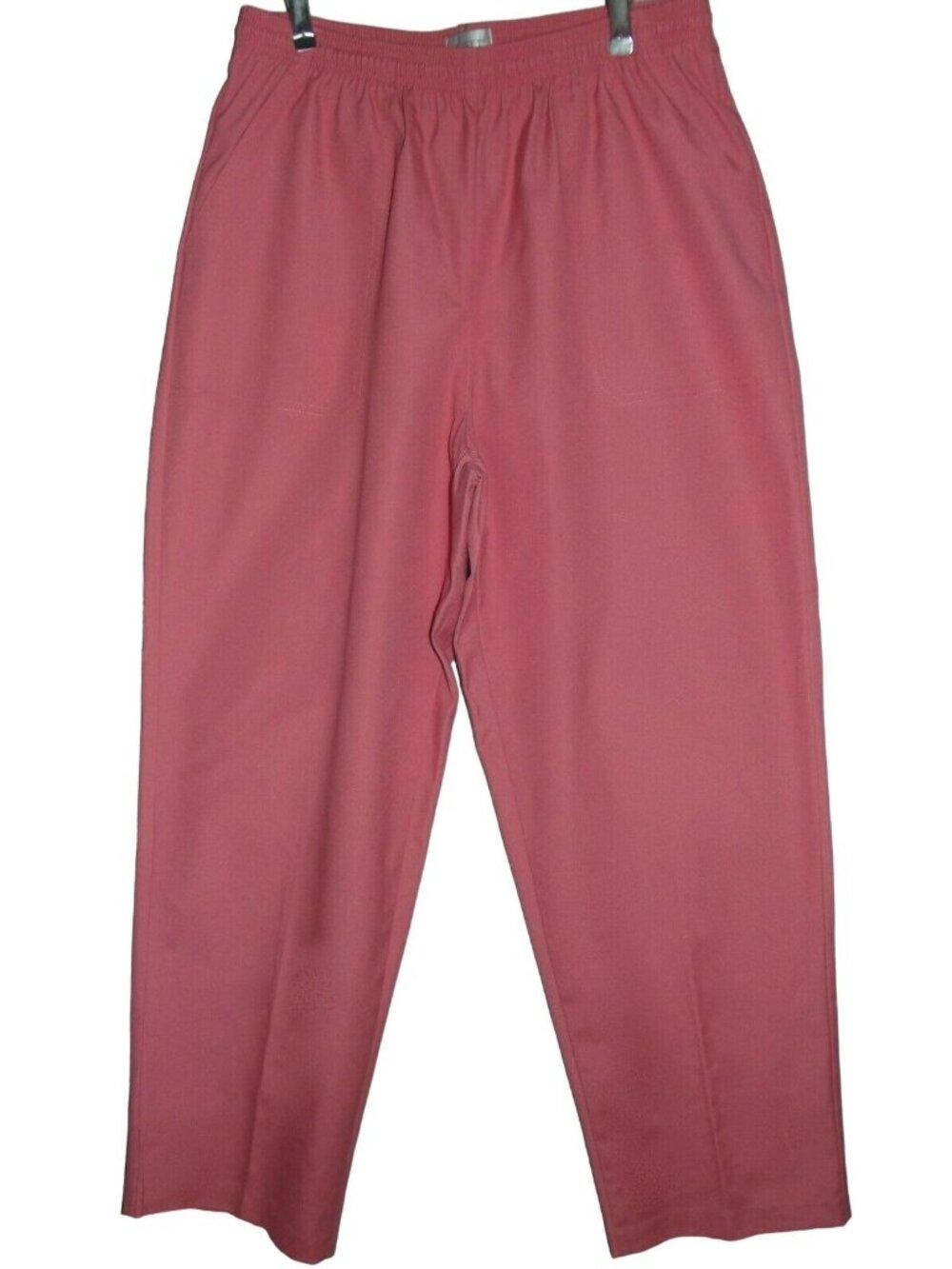 Koret Francisca Pants Women Size 14S Coral Pink Pull On Elastic Waist short